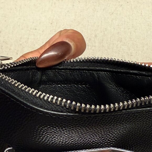 Saint Laurent Cassandre Fragments Zipped Card Case & Bill Clip - Picture 7 of 7
